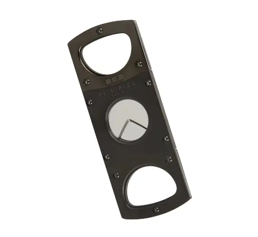 [CT145] CIGAR CUTTER STAINLESS STEEL POLISHED / SATIN BLACK