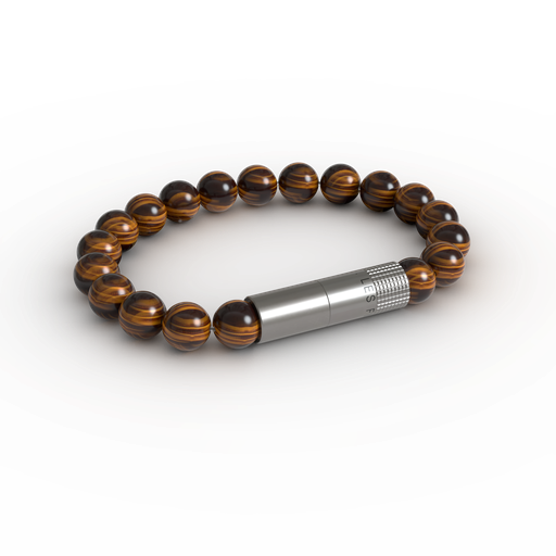 [CT019] [BP1121L] PUNCH BRACELET SOLO STEEL TIGER L