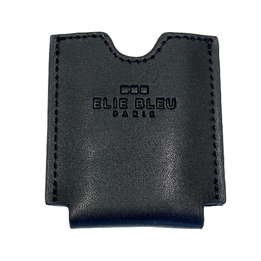 [CT038] CIGAR CUTTER EBC-4 CASE BLACK LEATHER